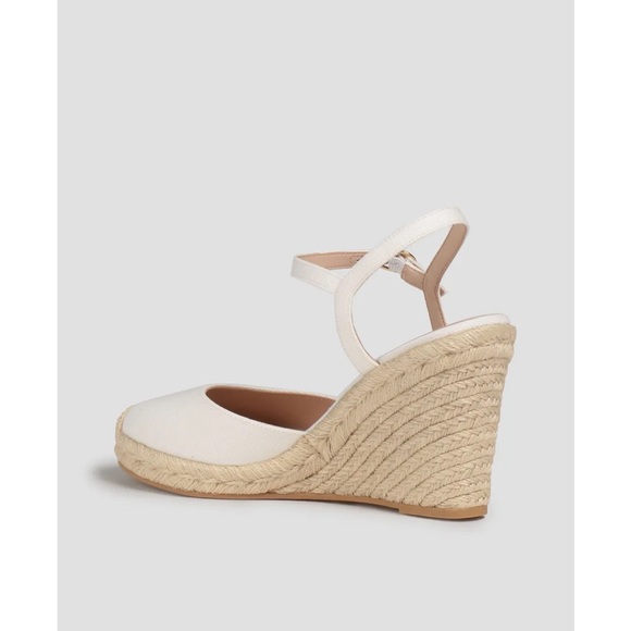 Stuart Weitzman MYKONOS CLOSED-TOE ESPADRILLE WEDGE size 9.5 - Picture 3 of 10